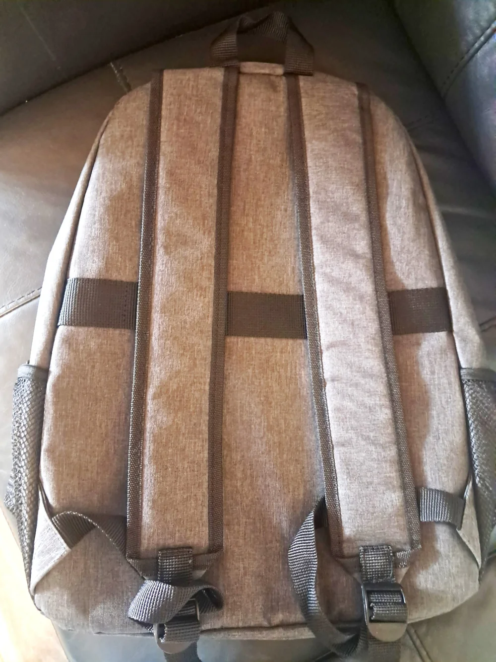 New Gray Corporate Backpack with Front Logo